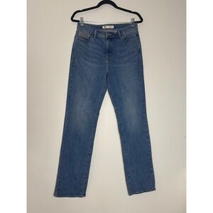 Levis Perfectly Slimming 512 Straight Leg Jeans Blue Medium Wash